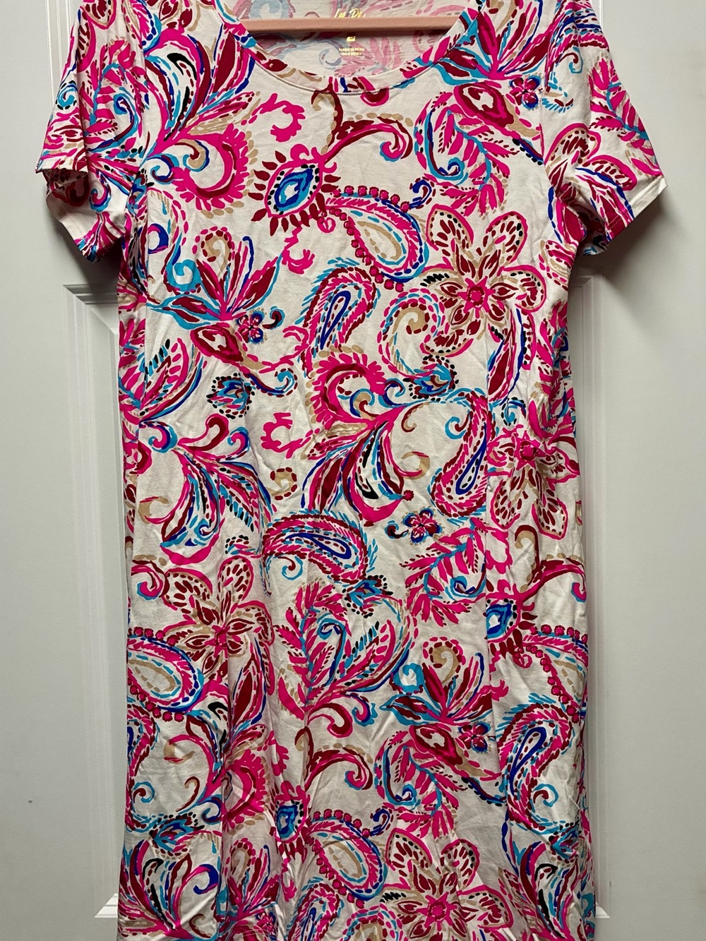 Lily Pulitzer Cody T-shirt Dress size Large